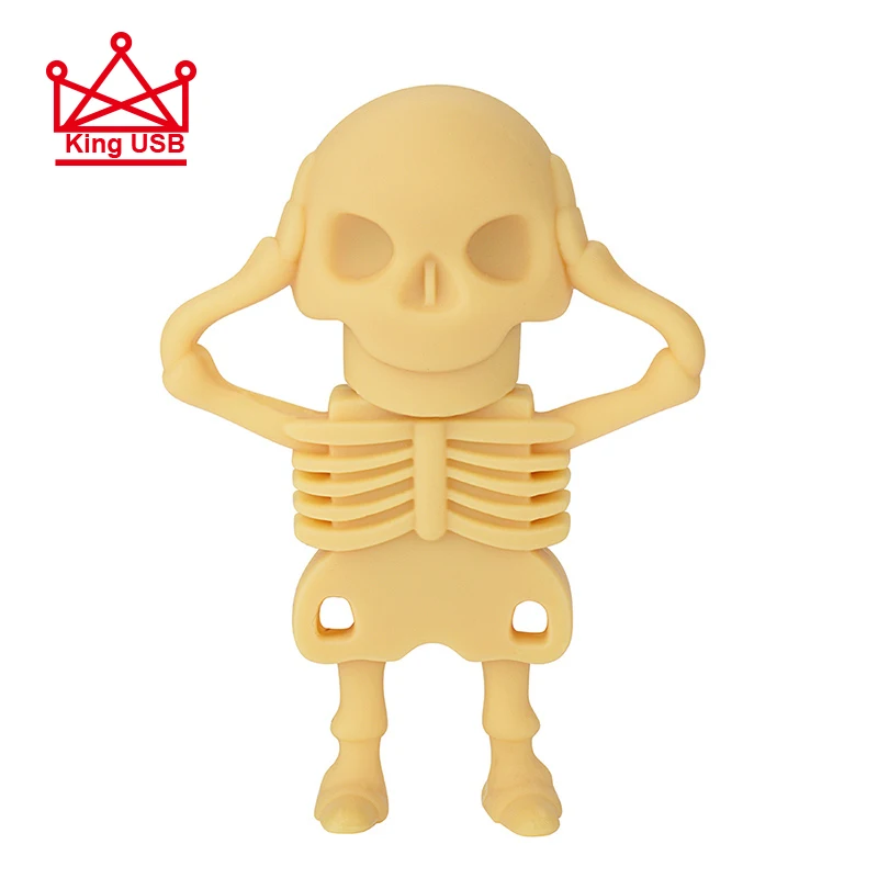 Skeleton USB Flash Drive 4GB 8GB 16GB 32GB 64GB 128GB pendrive USB 2.0 Mini Memory Stick Pen Drive Gifts cle usb