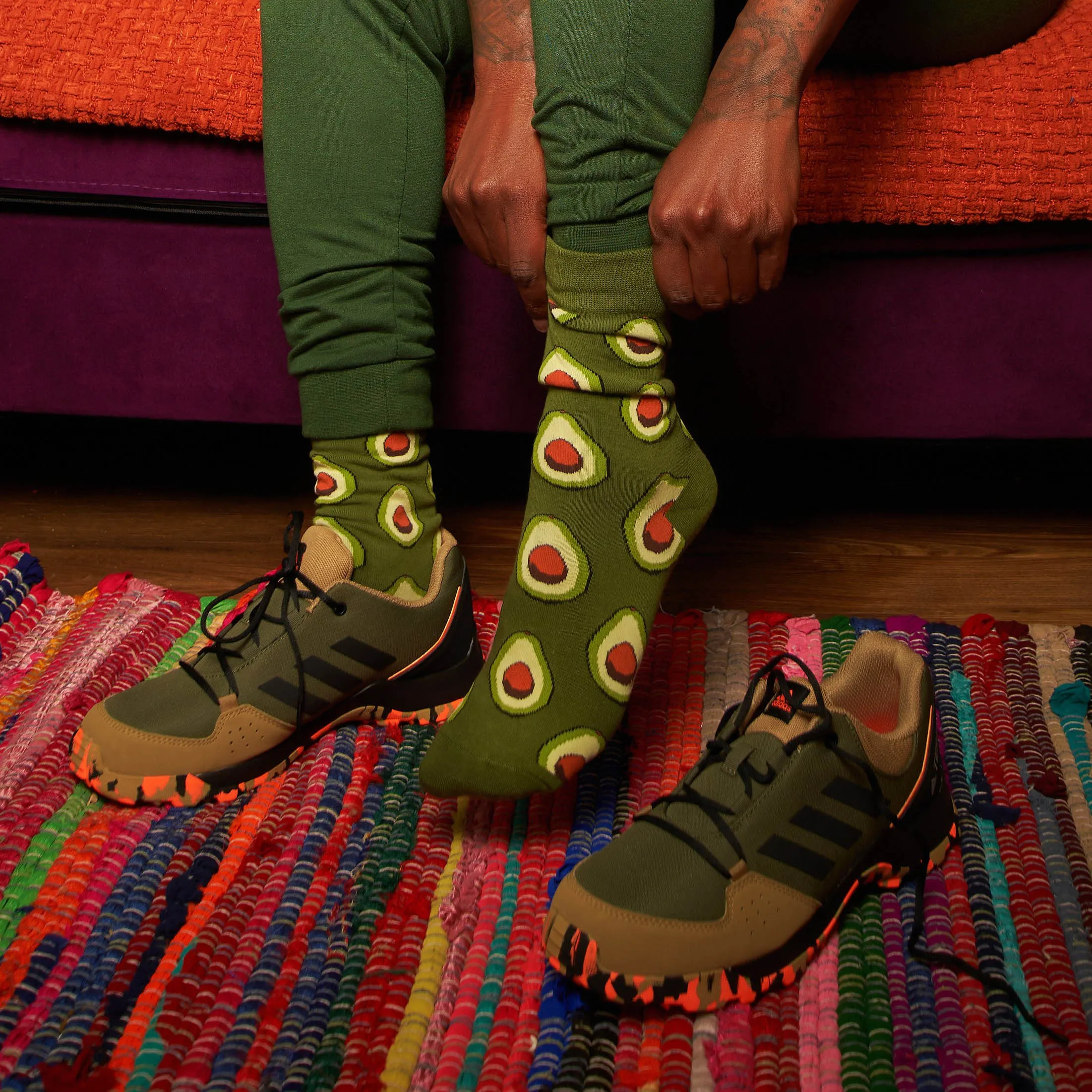 Women Socks Funny Cute Cartoon Fruits Banana Lemon Pineapple Avocado Food Happy Japanese Harajuku Skateboard Socks