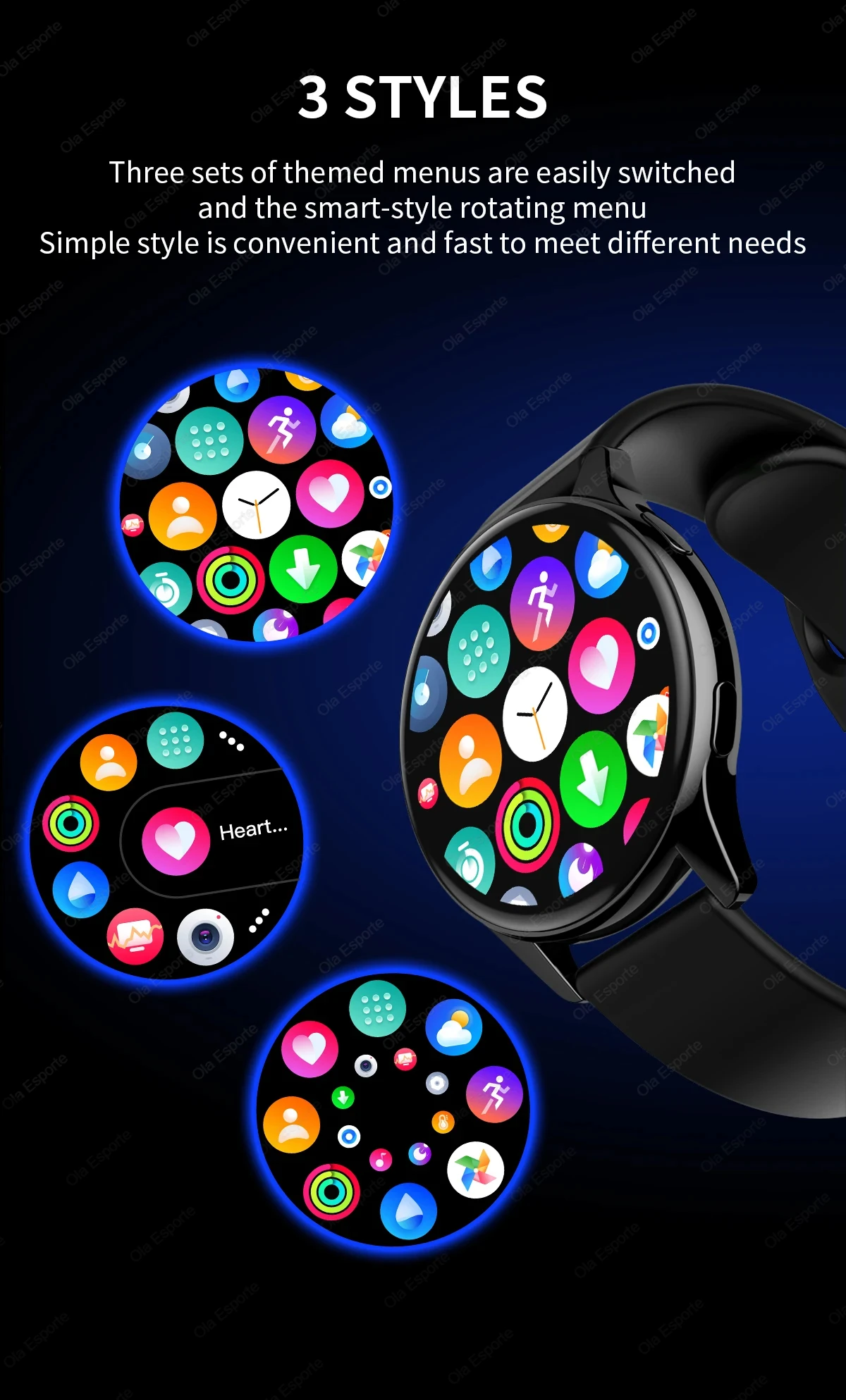 Smartwatch Women Watch 6 Health Monitoring Watch Waterproof Voice Assistant Bluetooth Call Smart Watch 2026 New Sport Watch Men