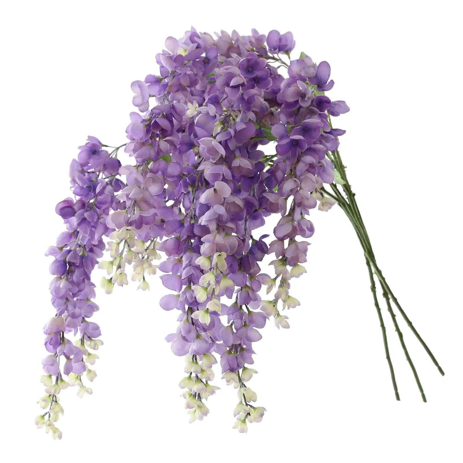 40'' Giant Wisteria Artificial Flowers Fake Wisteria Floral Hanging Plant Garland for Home Party Floor Wedding Arrangement Decor