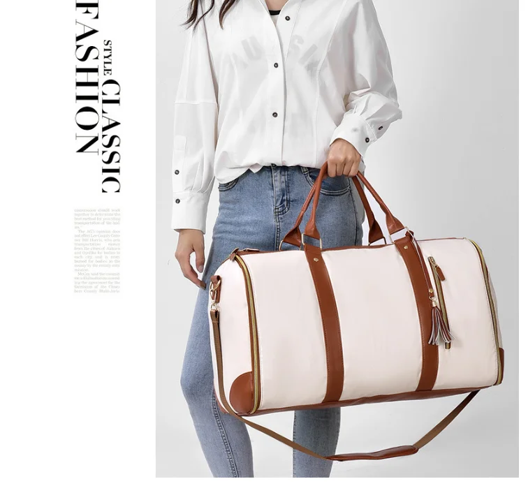 Women Rolling Garment Bags for Travel Handbag with Wheels Women Carry On Garment Duffel Bag Suit Travel Rolling Trave Duffle Bag