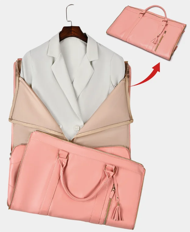 Women Rolling Garment Bags for Travel Handbag with Wheels Women Carry On Garment Duffel Bag Suit Travel Rolling Trave Duffle Bag