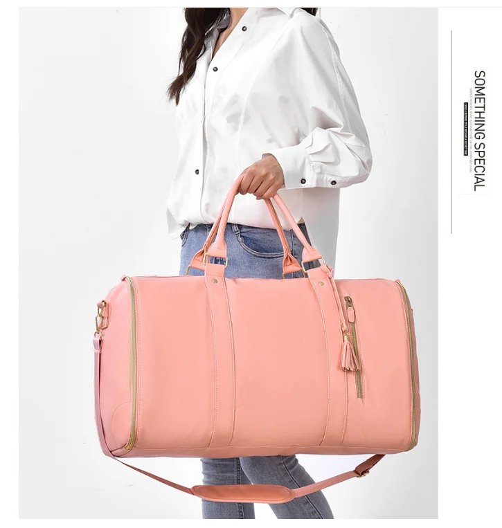 Women Rolling Garment Bags for Travel Handbag with Wheels Women Carry On Garment Duffel Bag Suit Travel Rolling Trave Duffle Bag
