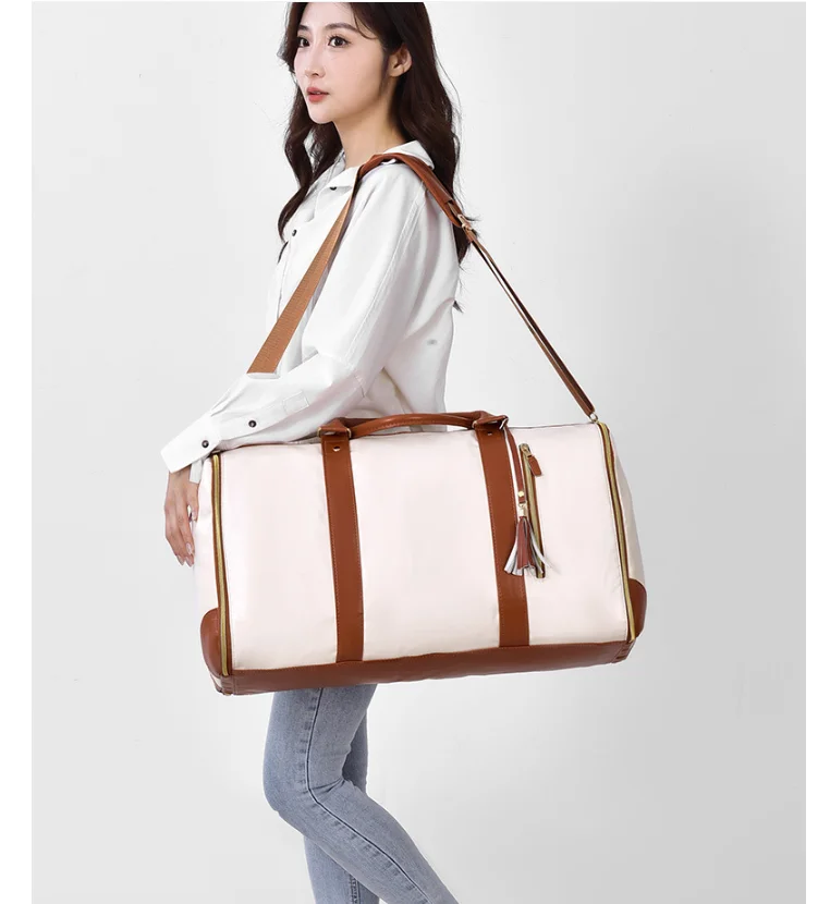 Women Rolling Garment Bags for Travel Handbag with Wheels Women Carry On Garment Duffel Bag Suit Travel Rolling Trave Duffle Bag