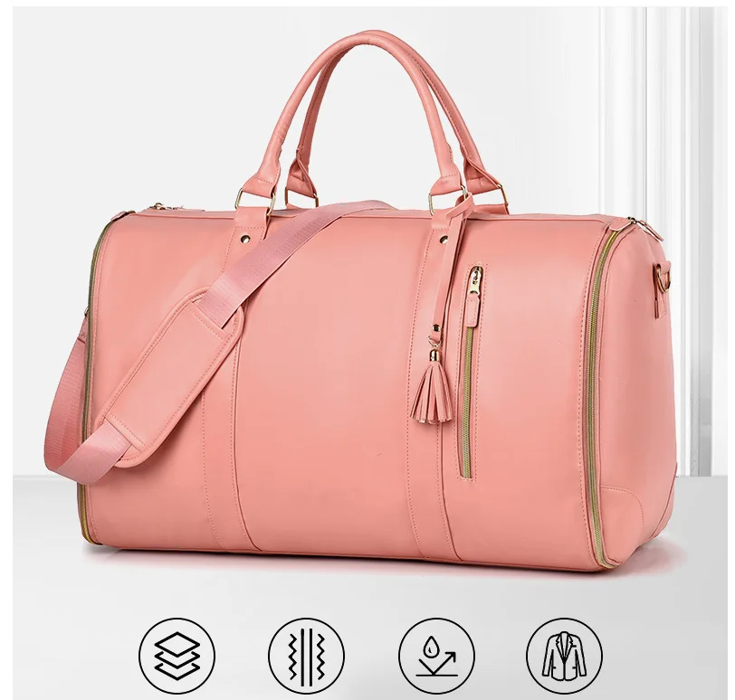 Women Rolling Garment Bags for Travel Handbag with Wheels Women Carry On Garment Duffel Bag Suit Travel Rolling Trave Duffle Bag