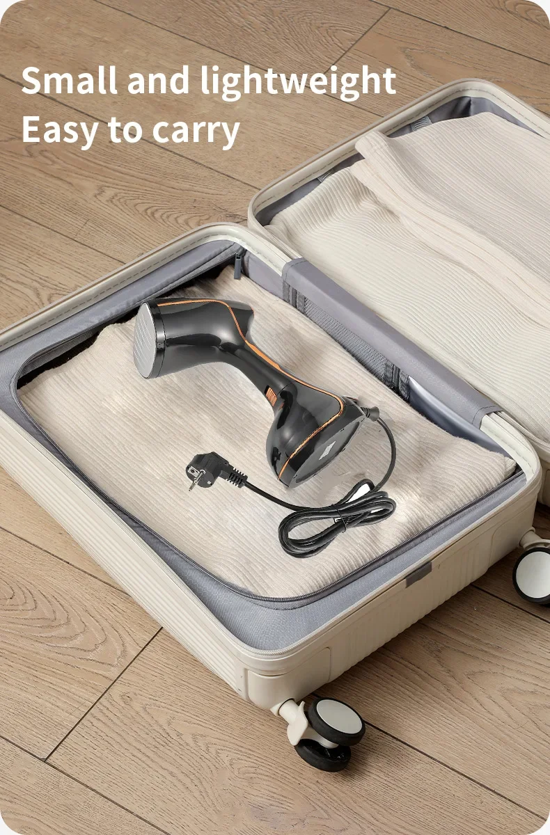 TINSOL Handheld Garment Steam Iron 1800W 3-Level Adjustment Rapid Heating Steam Iron Portable Suitable for Home and Travel Use