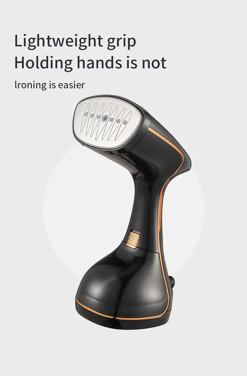TINSOL Handheld Garment Steam Iron 1800W 3-Level Adjustment Rapid Heating Steam Iron Portable Suitable for Home and Travel Use