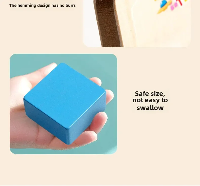 Parent-child Activities of Building Blocks Develop Brain Thinking and Train Children Puzzles Montessori Educational Games