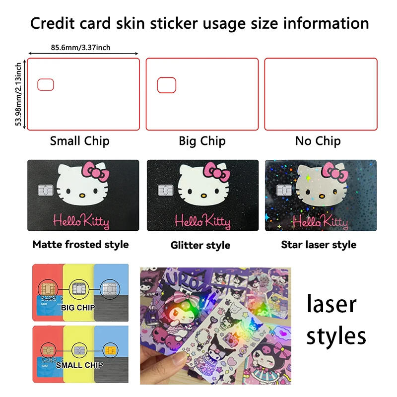 Y2k Lips Printed Fashion Diy Laser Credit Debit Card Stickers Bank Cards PVC Sticker Film Skin Quick Delivery No Fade Waterproof