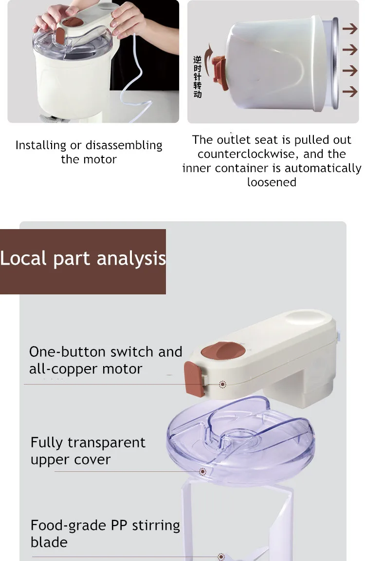 Ice Cream Machine Manual Automatic Bench Top Simple Operation Large Capacity Mini Soft Ice Cream Machine For Home DI