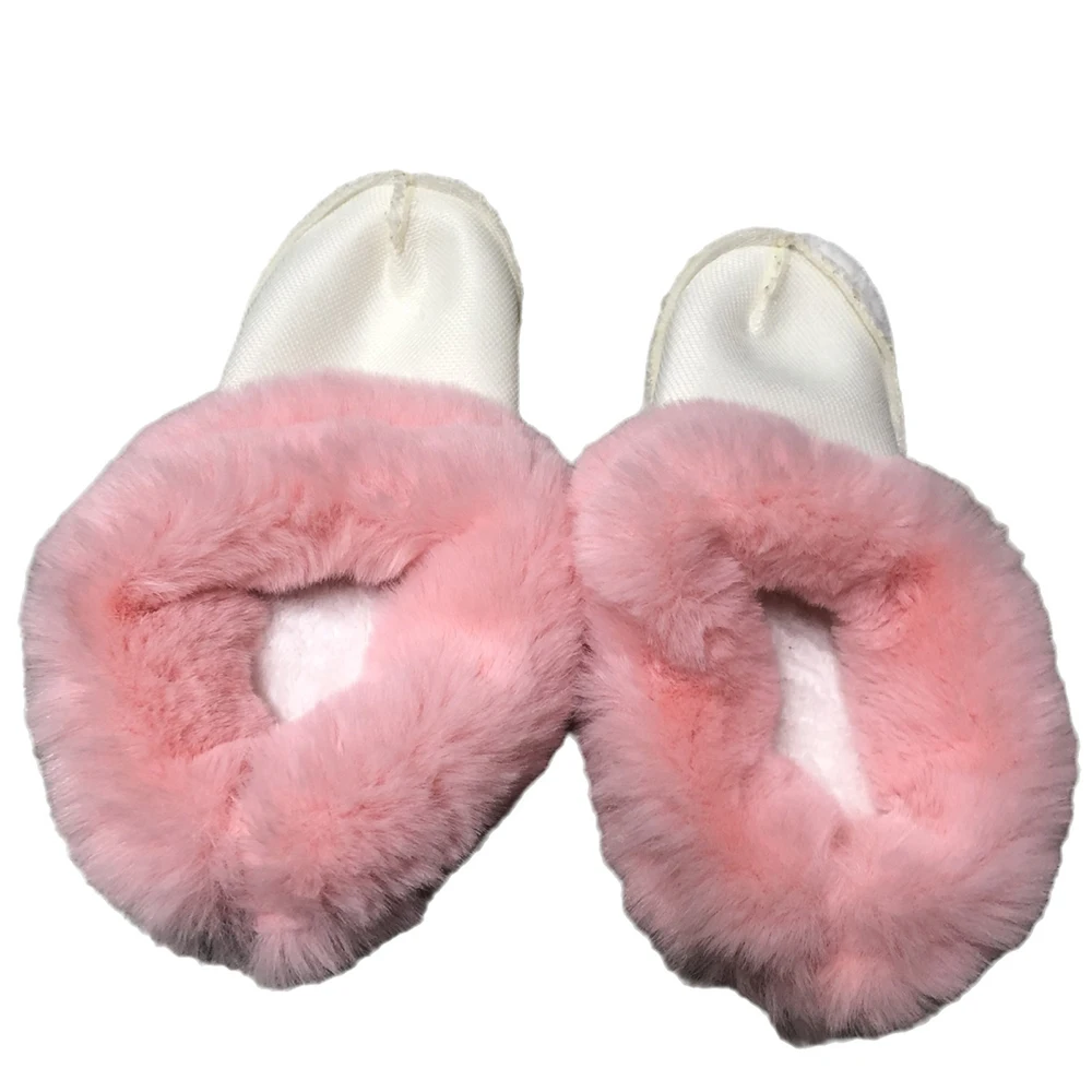 HOT Winter Thicken Warm Fur Liner Shoe Cover For Crocs Shoe Insert Liner Replacement Clog Fur Lining Shoe Cover Shoe Accessories