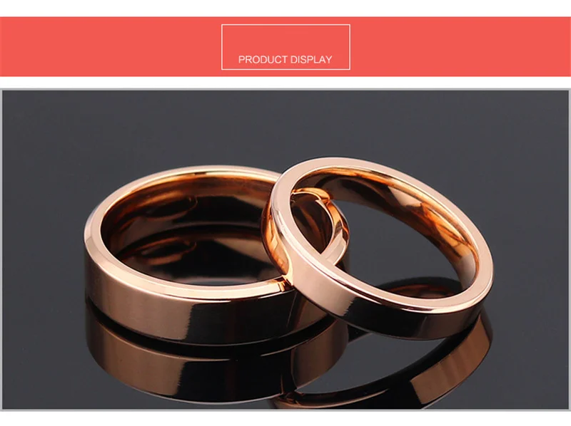 4mm 6mm 8mm Wide Stainless Steel Rings High Polished 2020 New Fashion Classic And Generous For Men's And Women's Ring Jewelry Gi