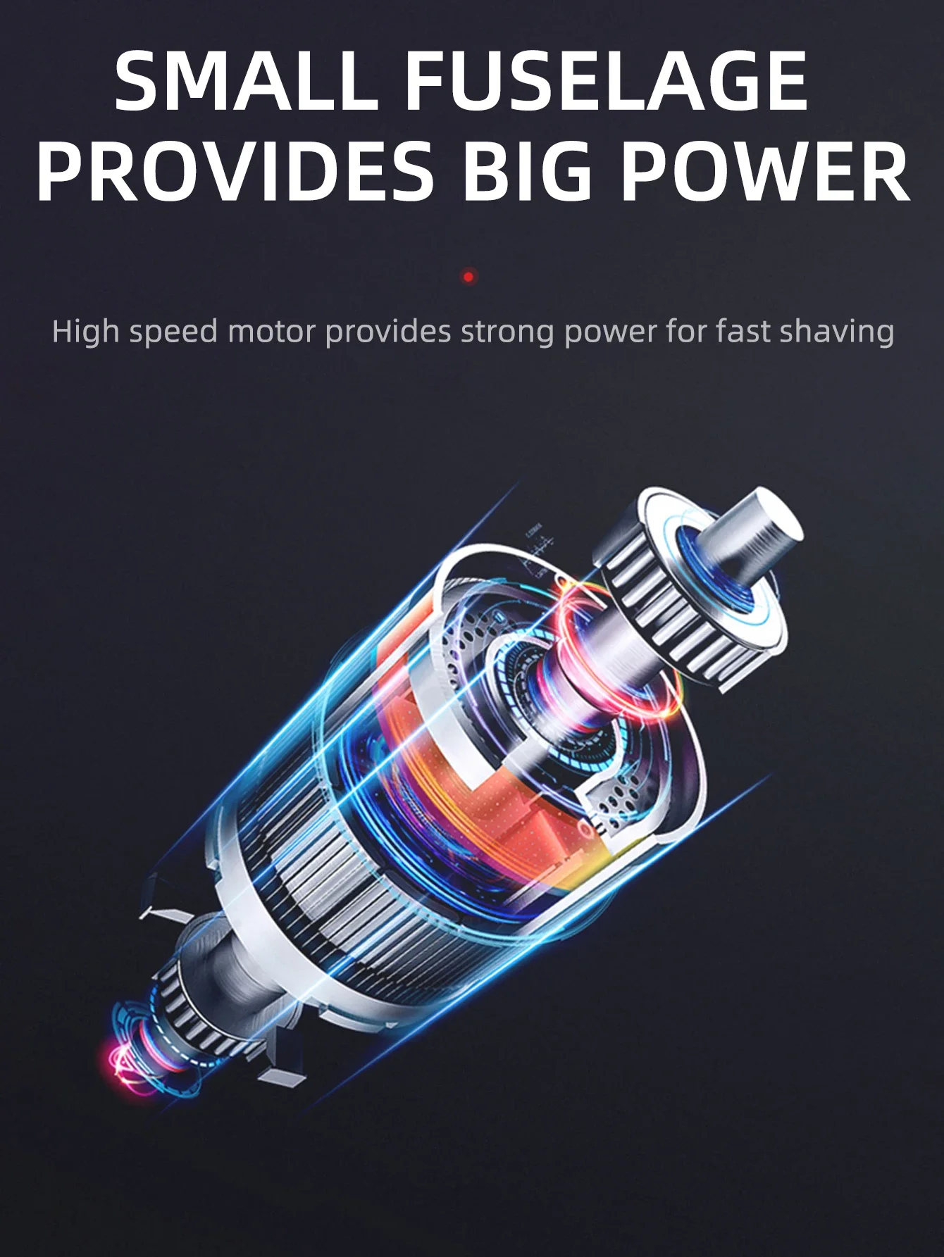 Kemei KM-2024 Electric Shaver for Men Twin Blade Reciprocating Cordless Razor USB Rechargeable Shaving Machine Barber Trimmer