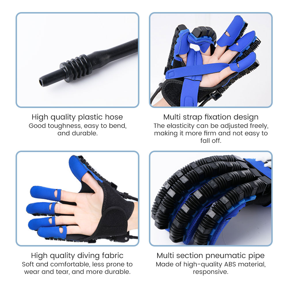 Robot Gloves Hand Rehabilitation Automatic Hand Trainer Rehabilitation Rehab Theraphy Hemiplegia Gloves Finger Trainer Stroke