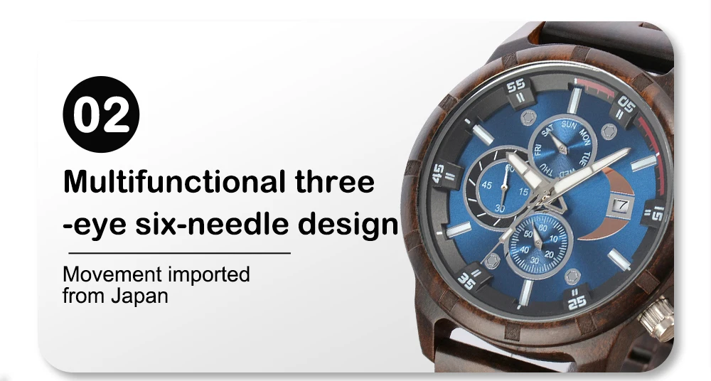 Wooden Watch for Men Fashion Men's Quartz Wristwatches Wood Watch Mens Wrist Watches Personalized Anniversary Gift for Husband