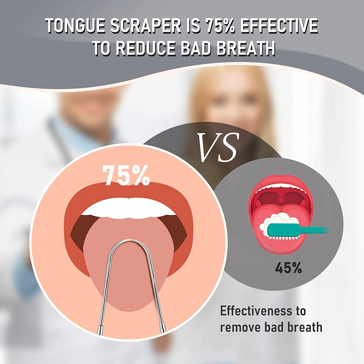 Premium 1pcs/3pcs Metal Tongue Scraper Cleaner for Adults & Kids, Portable Stainless Steel Tongue Scrapers Brushes for Removing