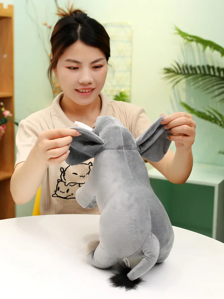 New Cute Cartoon Elephant Plush Toy Kawaii White Elephant Plush Doll Soft Lovely Stuffed Pillow Doll Birthday Festival Gift