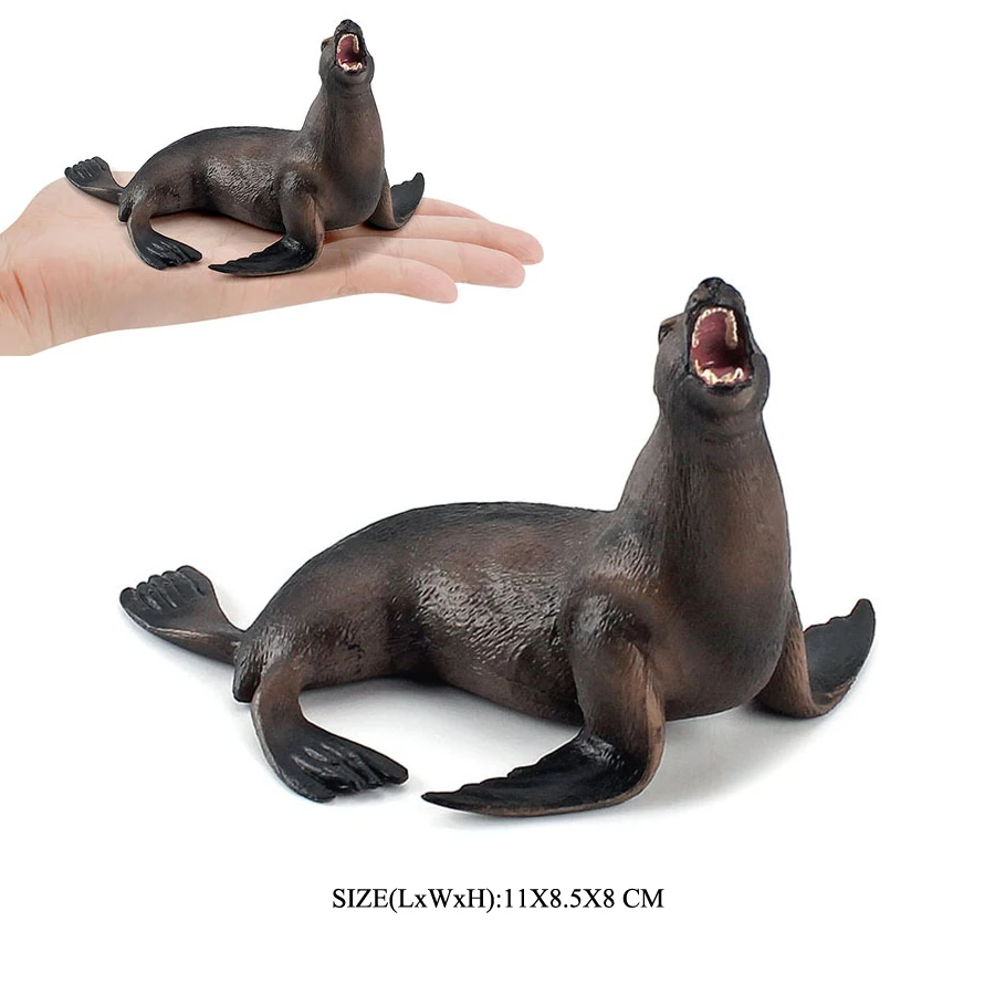 Realistic Dugong Manatee Walrus Sea Lion Fur Seal Ocean Sea Life Animals Model Action Figures Durable Education And Fun Play Toy