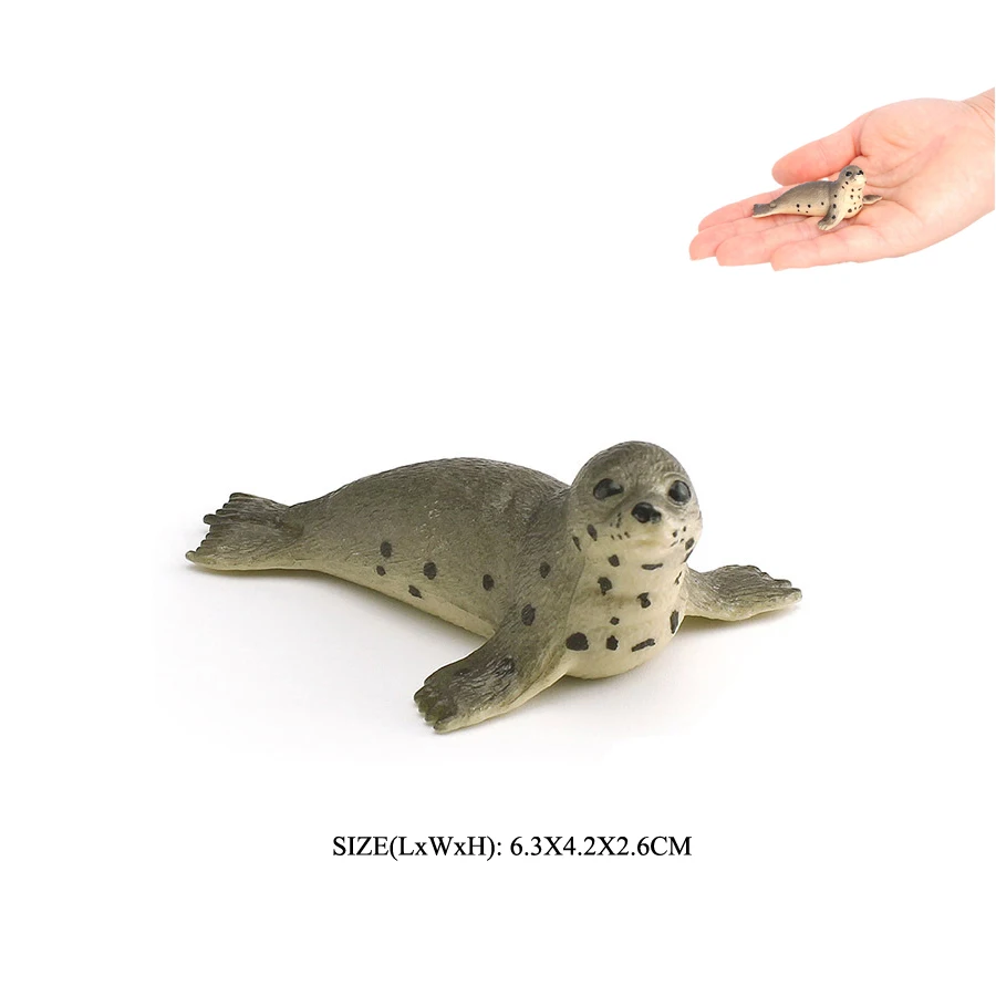 Realistic Dugong Manatee Walrus Sea Lion Fur Seal Ocean Sea Life Animals Model Action Figures Durable Education And Fun Play Toy