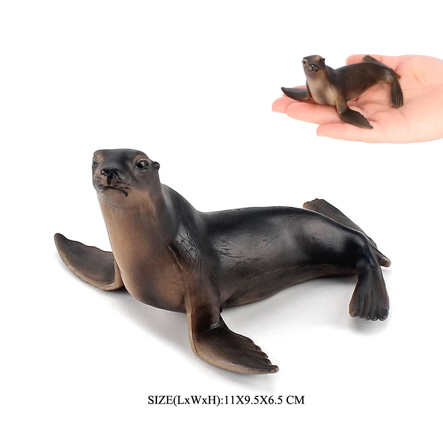 Realistic Dugong Manatee Walrus Sea Lion Fur Seal Ocean Sea Life Animals Model Action Figures Durable Education And Fun Play Toy