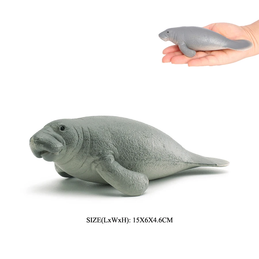 Realistic Dugong Manatee Walrus Sea Lion Fur Seal Ocean Sea Life Animals Model Action Figures Durable Education And Fun Play Toy