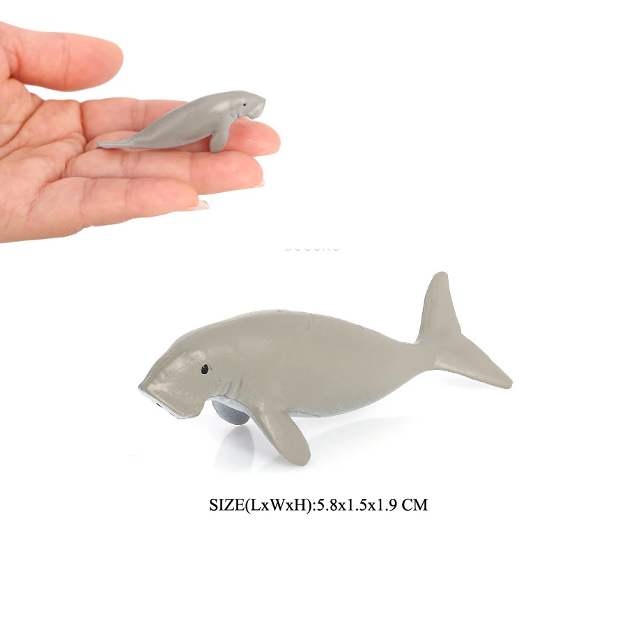 Realistic Dugong Manatee Walrus Sea Lion Fur Seal Ocean Sea Life Animals Model Action Figures Durable Education And Fun Play Toy