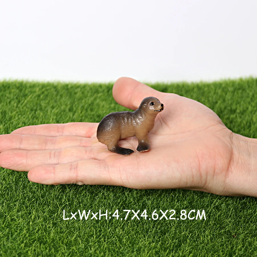 Realistic Dugong Manatee Walrus Sea Lion Fur Seal Ocean Sea Life Animals Model Action Figures Durable Education And Fun Play Toy