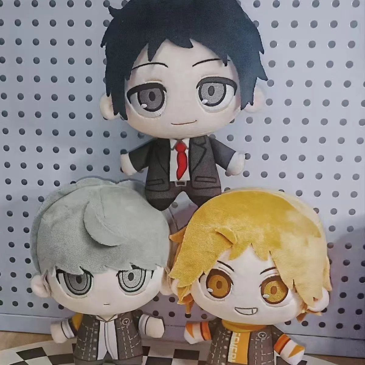12cm Hanamura Yosuke Narukami Yu Plushie Stuffed Toys Adachi Tohru Plush Dolls Pendants Keychain Fans Birthday Xmas Gifts