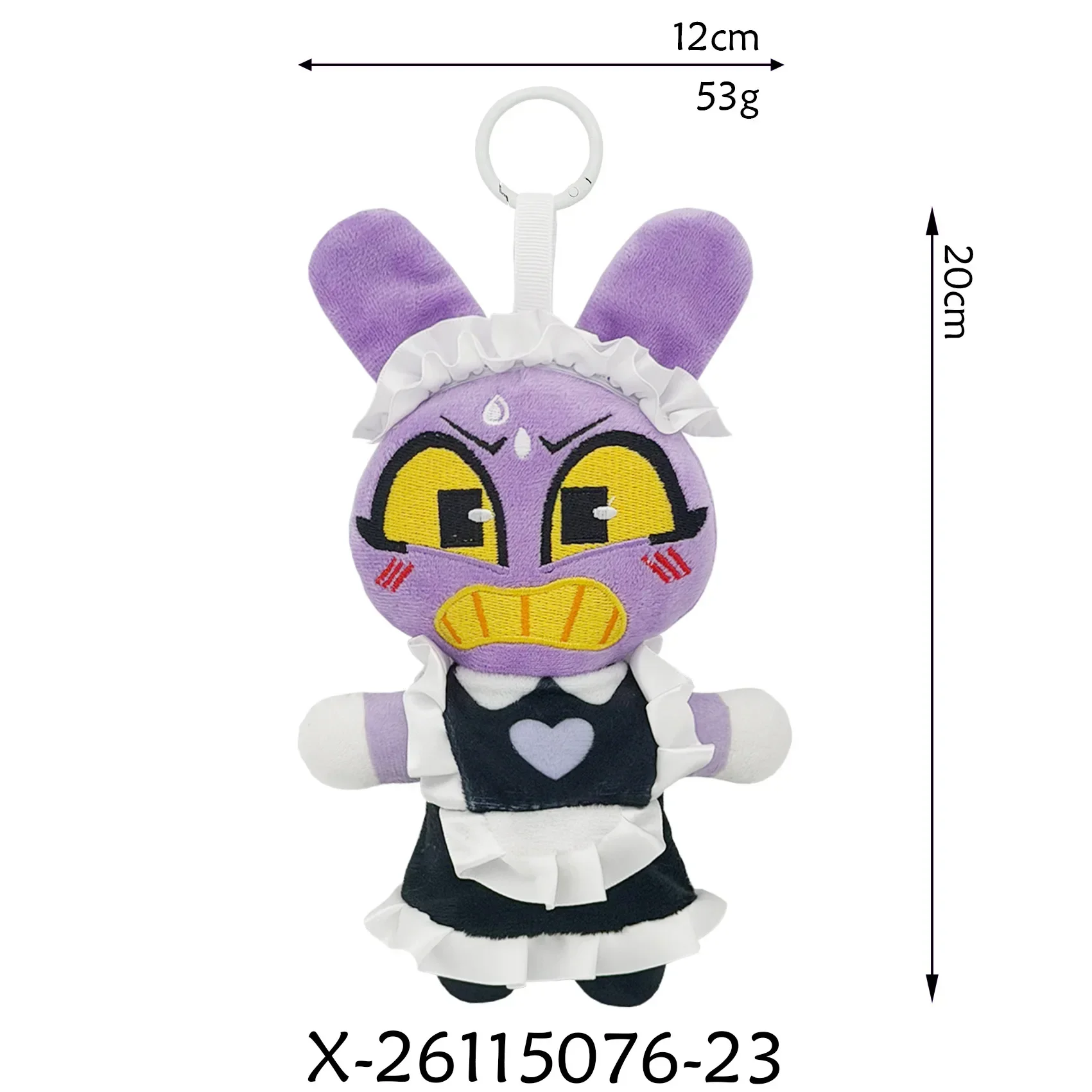 20cm Plush Pendant The Amazing Digital Circus Caine Plush Toys Jax Rabbit Anime Peripherals Plush Keychain Decor Ornaments Gift