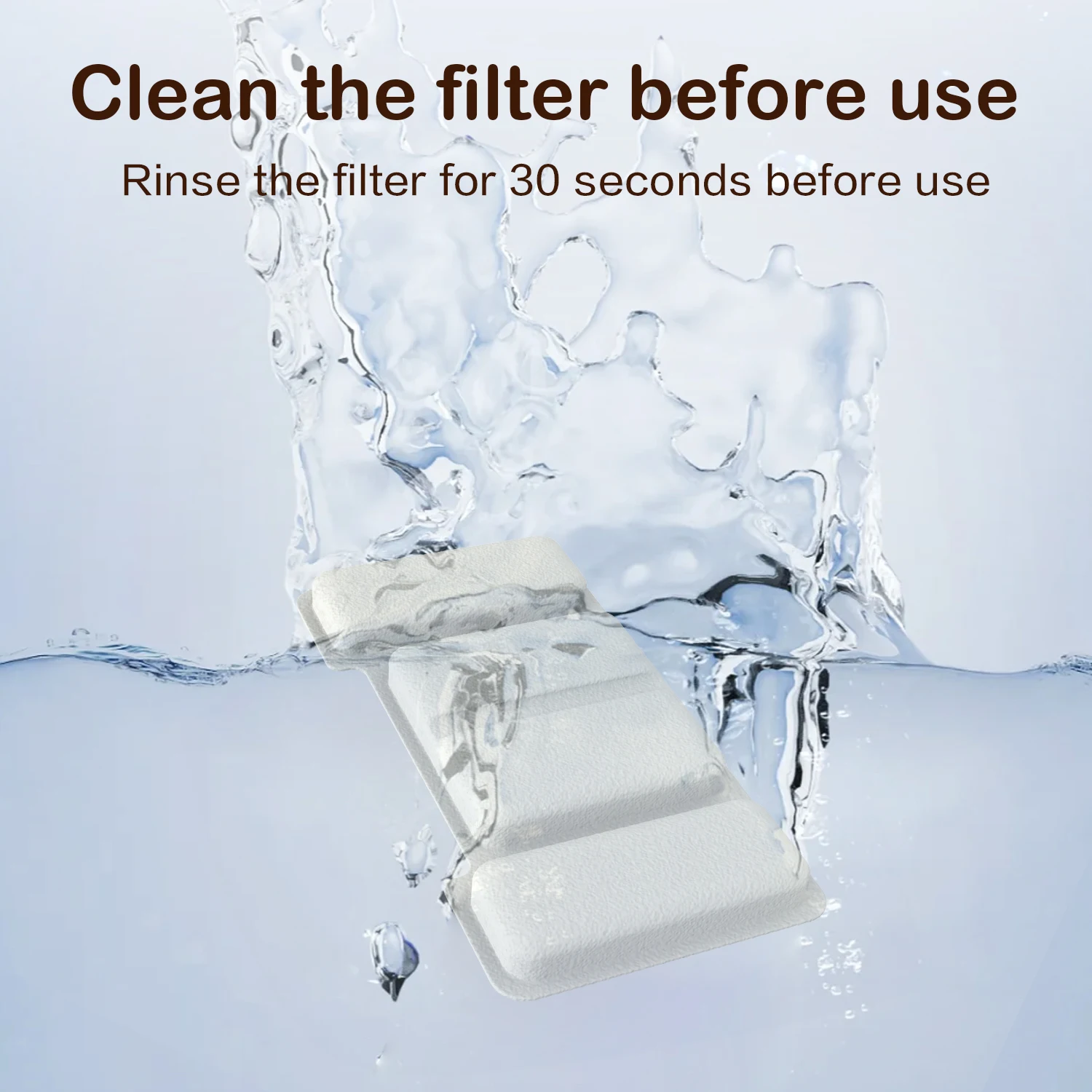 Cat Water Fountain Filters for TY09/TY10(2.2L/3.2L), Includes 8pack Water Filters and 4pack Pump Filters