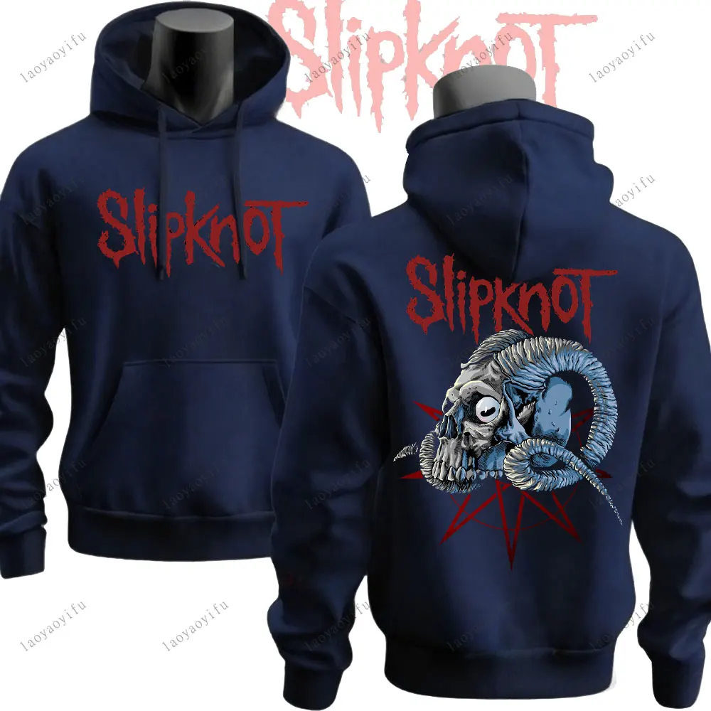 Prepare for Hell Tour Hoodies Heavy Metal Sweatshirts Man Rock Band Pullover Men Slipknots 2-Sided Print Clothes Men Clothing