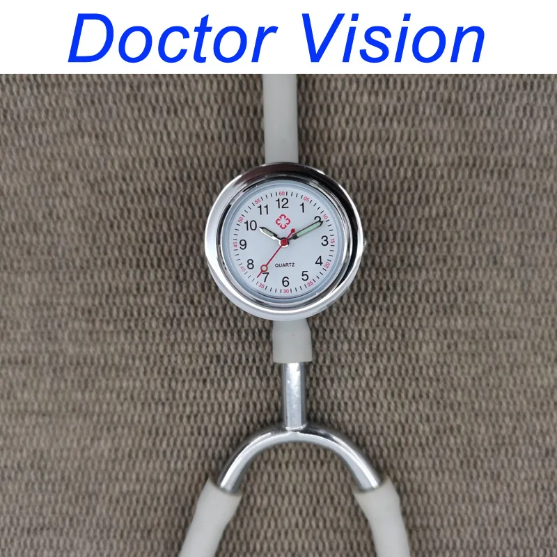 Fob Doctor Clock Clip On Hanging Stethoscope Watch