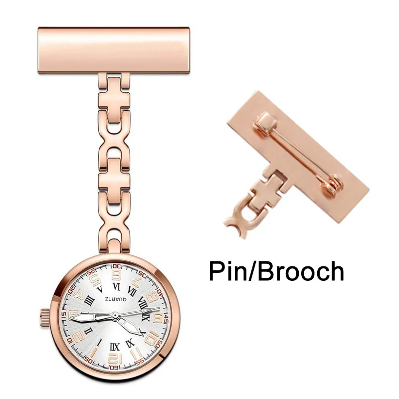 Fob Doctor Clock Clip On Hanging Stethoscope Watch