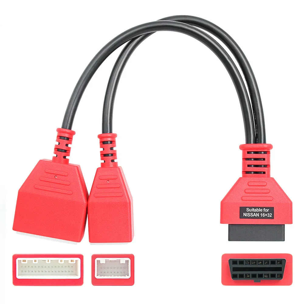 For Nissan/Renault/Dacia Gateway Adapter Nissan 16+32 Sylphy OBD2 16pin Cable Adding Key No Need Password Security Gateway
