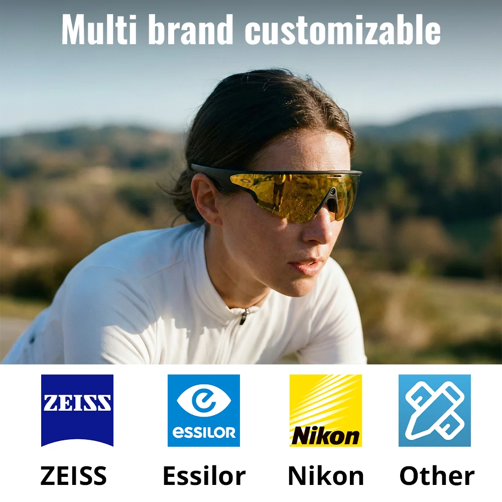 HiBloks Clip On Lenses For Oakley Meta Vanguard Smart Glasses Custom Prescription Lenses Clip-On Replaceable Lens Clear Clip