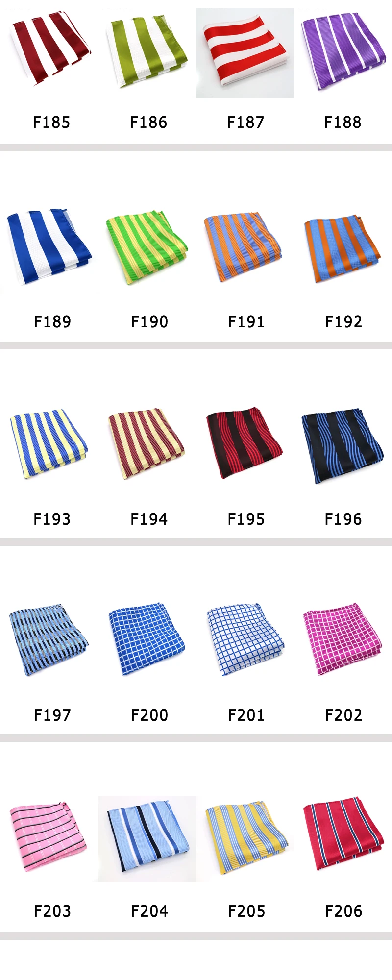 Wholesale Set 10 Piecess Men's Pocket Squares 10In Solid Floral Dots For Men Women Handkerchiefs Set Assorted From 300 Colors