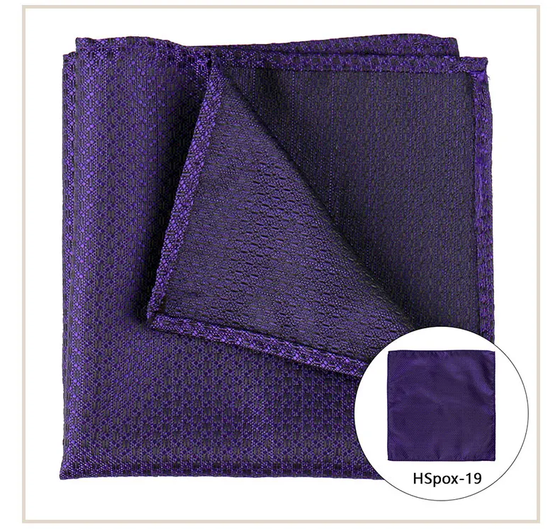 Pocket Square Man Multicolor Dot Paisley Wedding Handkerchief Jacquare Woven Hanky Men Classic Pocket Accessories Gifts Handker
