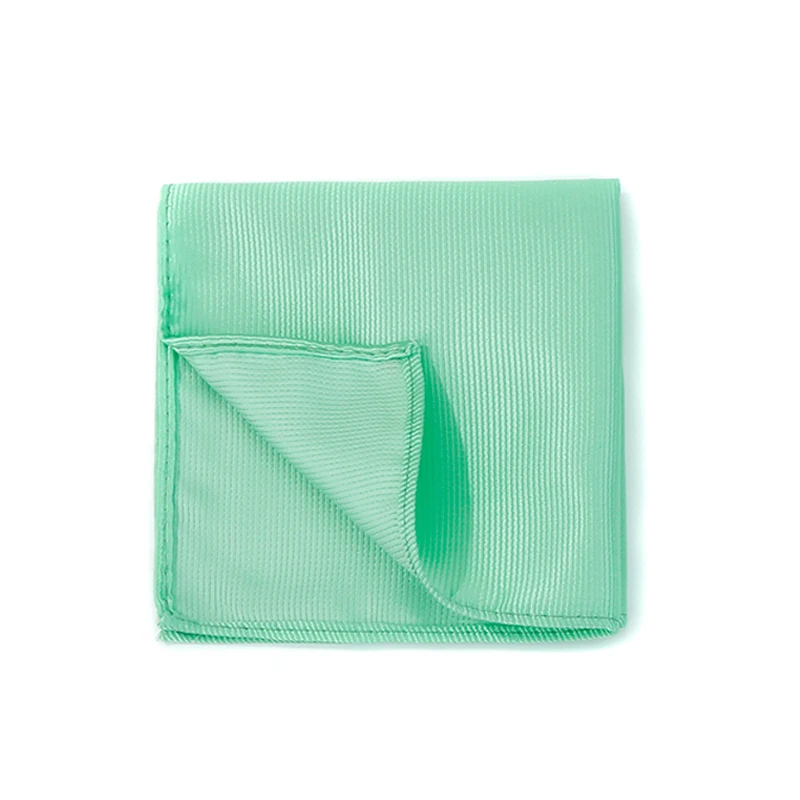 Handkerchief Pocket Square Striped Solid Color Kerchief Formal Business Party Wedding Handkerchief Suit Hanky Jacquard Woven