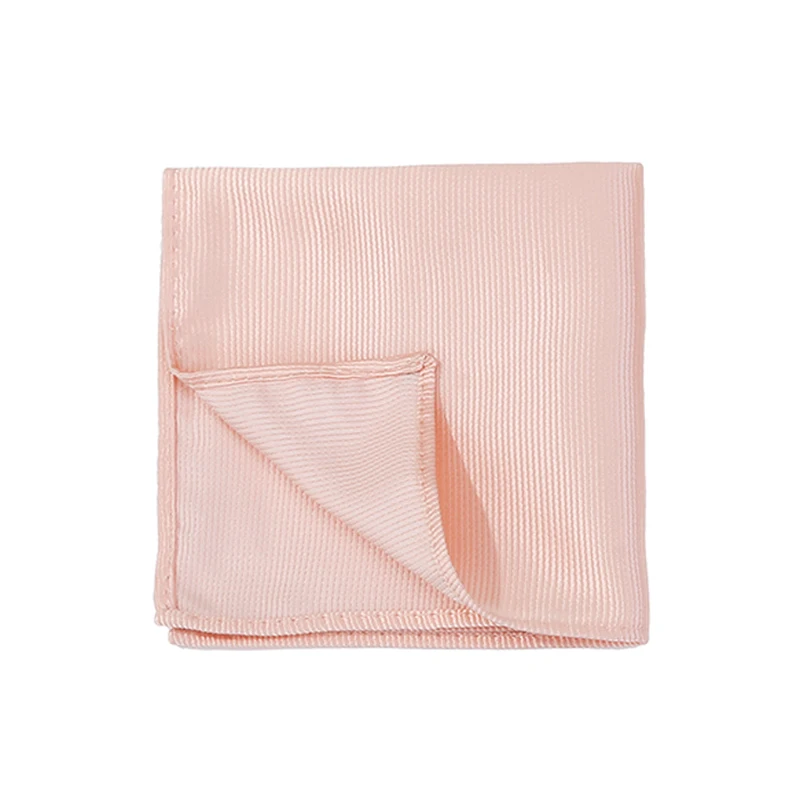 Handkerchief Pocket Square Striped Solid Color Kerchief Formal Business Party Wedding Handkerchief Suit Hanky Jacquard Woven