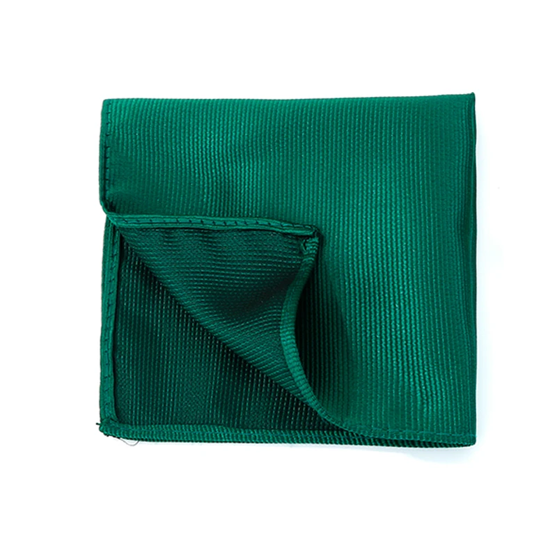Handkerchief Pocket Square Striped Solid Color Kerchief Formal Business Party Wedding Handkerchief Suit Hanky Jacquard Woven