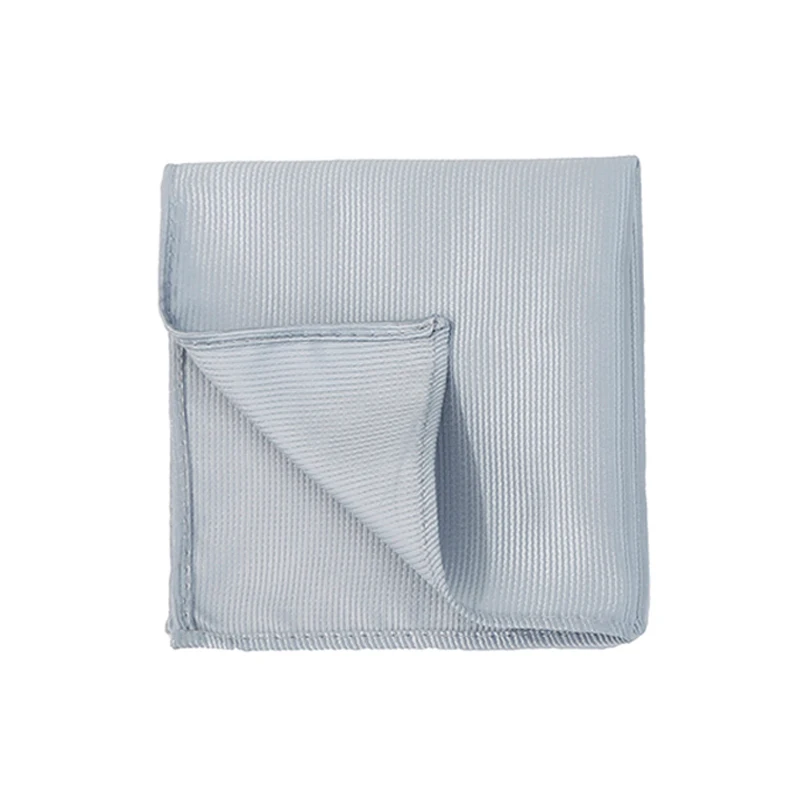 Handkerchief Pocket Square Striped Solid Color Kerchief Formal Business Party Wedding Handkerchief Suit Hanky Jacquard Woven