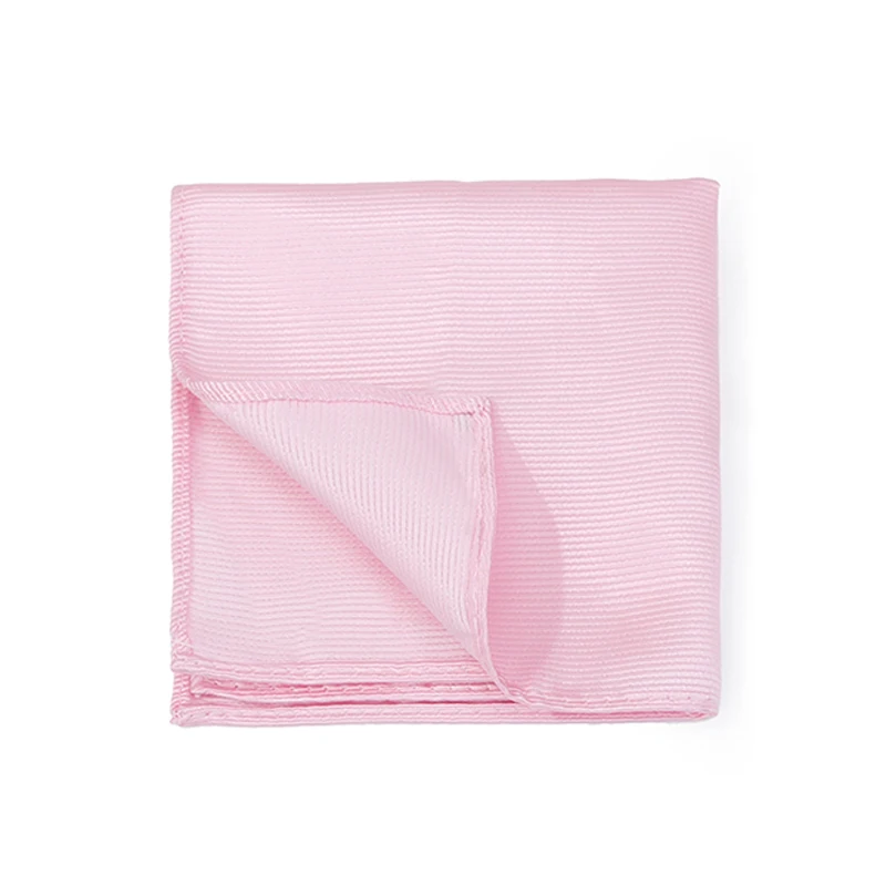 Handkerchief Pocket Square Striped Solid Color Kerchief Formal Business Party Wedding Handkerchief Suit Hanky Jacquard Woven