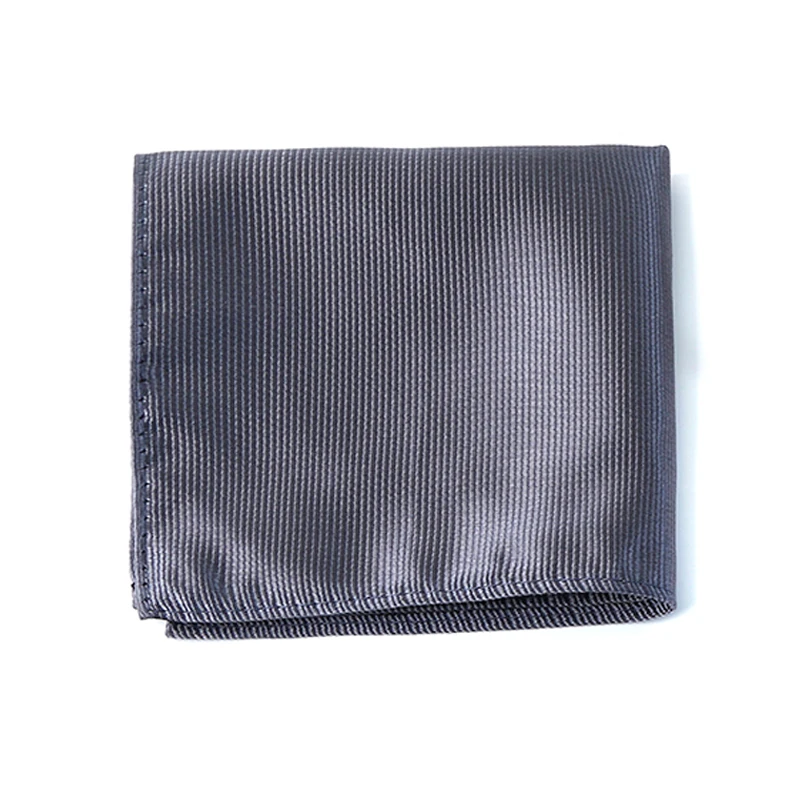Handkerchief Pocket Square Striped Solid Color Kerchief Formal Business Party Wedding Handkerchief Suit Hanky Jacquard Woven