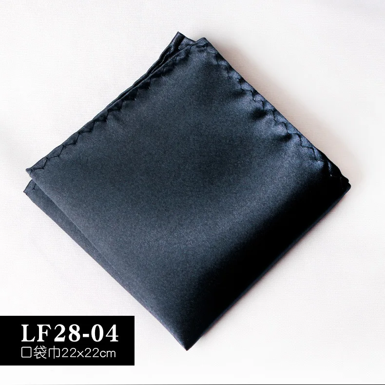 Satin Handkerchief For Men Candy Color Mens Suits Pocket Square Business Chest Towel Hanky Suit Napkin Solid Blue Red Hankies