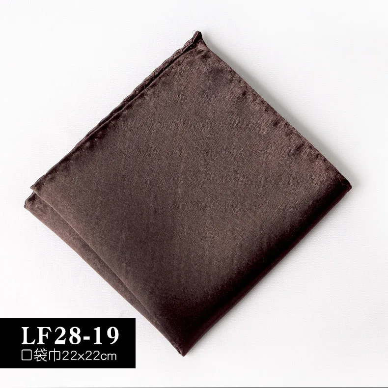 Satin Handkerchief For Men Candy Color Mens Suits Pocket Square Business Chest Towel Hanky Suit Napkin Solid Blue Red Hankies