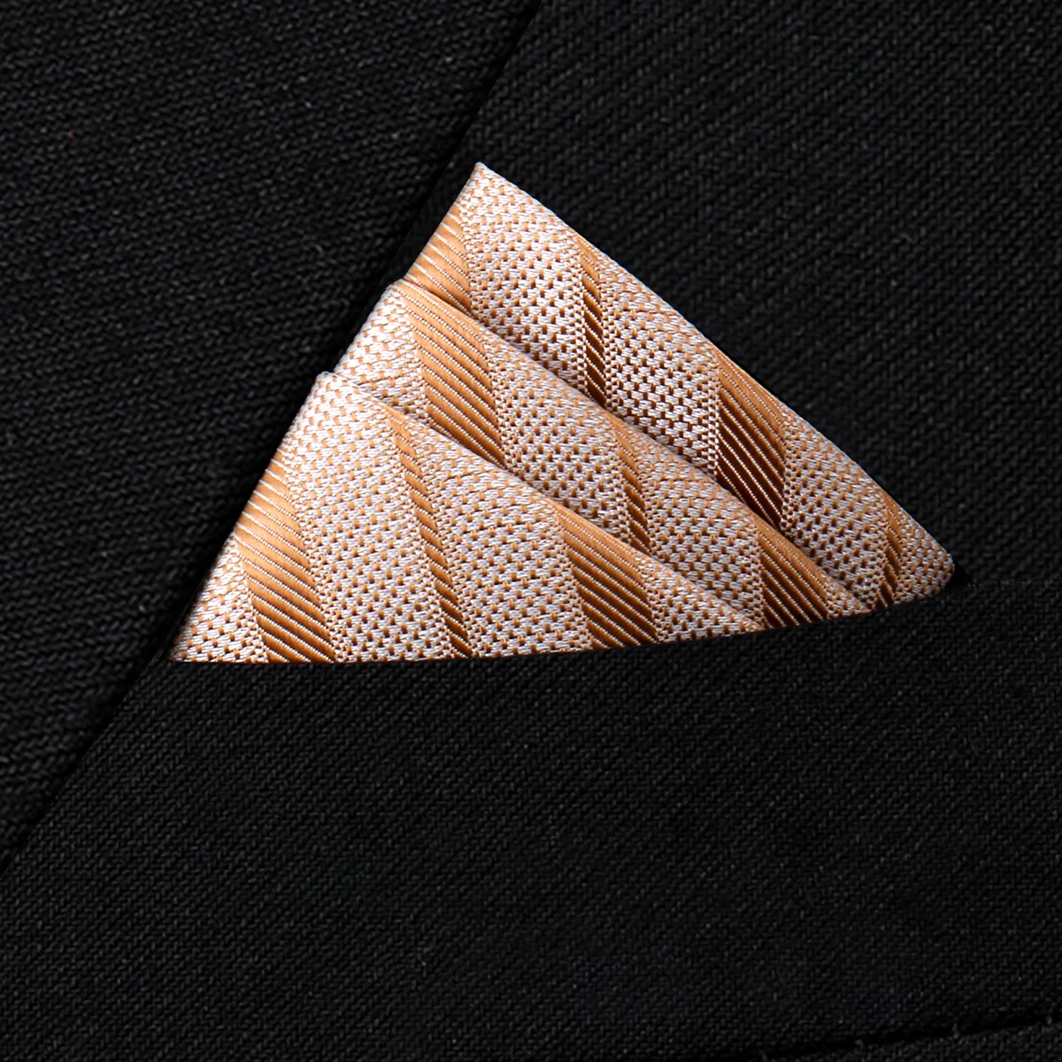 Pocket Square Silk High Grade New Style Handkerchief Men Black Suit Accessories Solid Men Handker Many Color Newest Fit Pockets