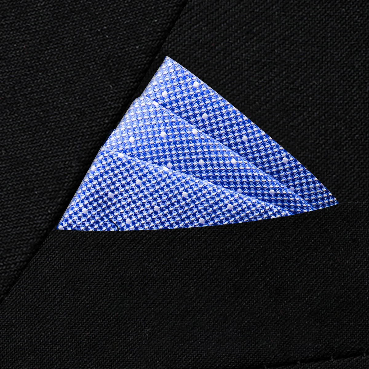 Pocket Square Silk High Grade New Style Handkerchief Men Black Suit Accessories Solid Men Handker Many Color Newest Fit Pockets