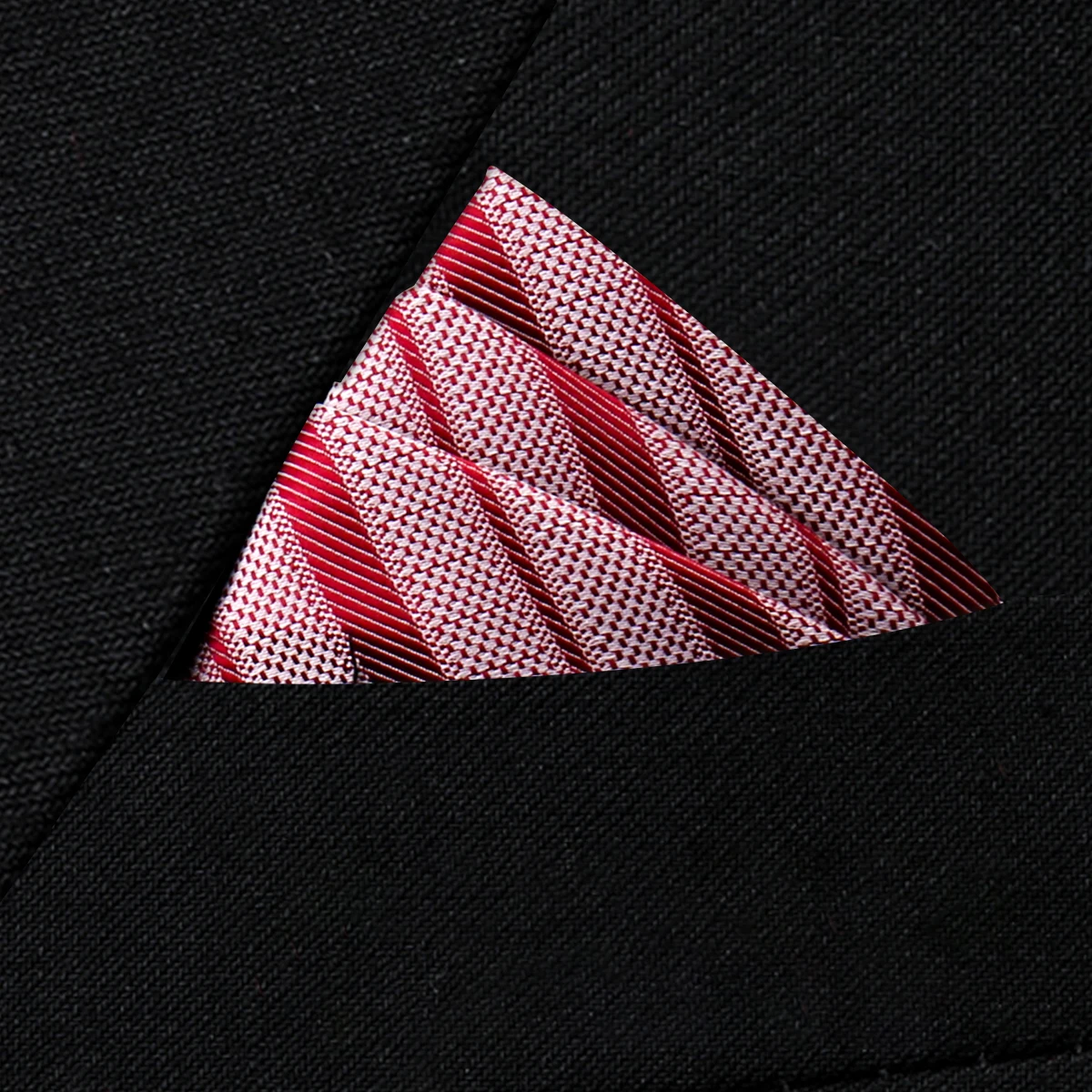 Pocket Square Silk High Grade New Style Handkerchief Men Black Suit Accessories Solid Men Handker Many Color Newest Fit Pockets