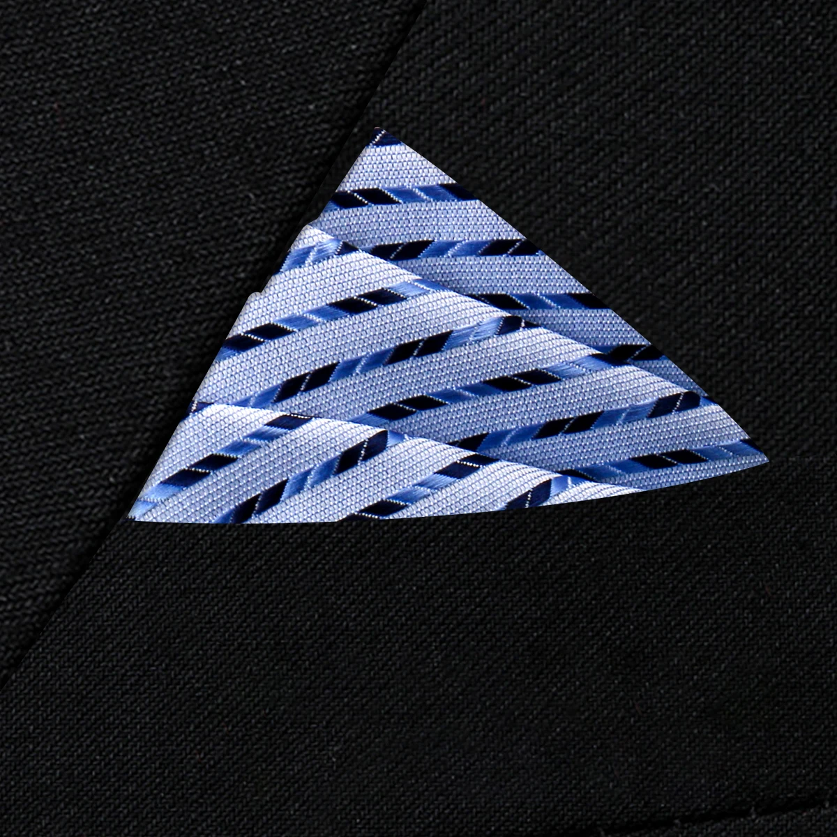 Pocket Square Silk High Grade New Style Handkerchief Men Black Suit Accessories Solid Men Handker Many Color Newest Fit Pockets