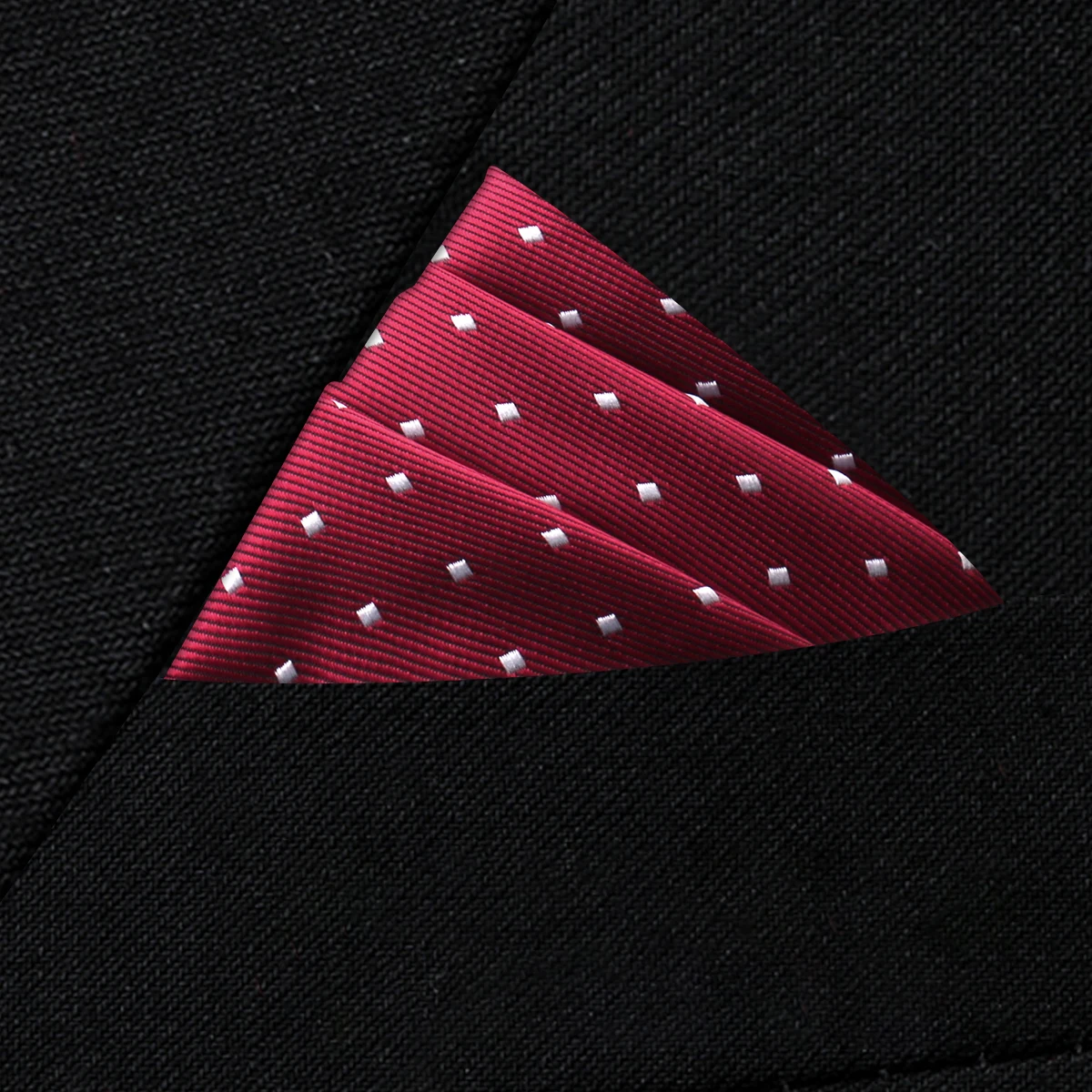 Pocket Square Silk High Grade New Style Handkerchief Men Black Suit Accessories Solid Men Handker Many Color Newest Fit Pockets